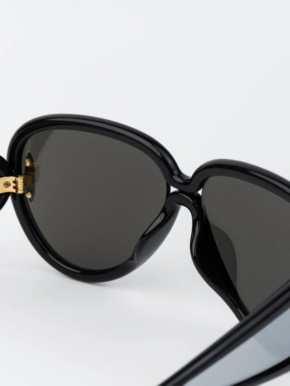 Loewe X PAULA'S IBIZA Men Sunglasses Black Silver Mirror Wave Pilot LW40132I 01C